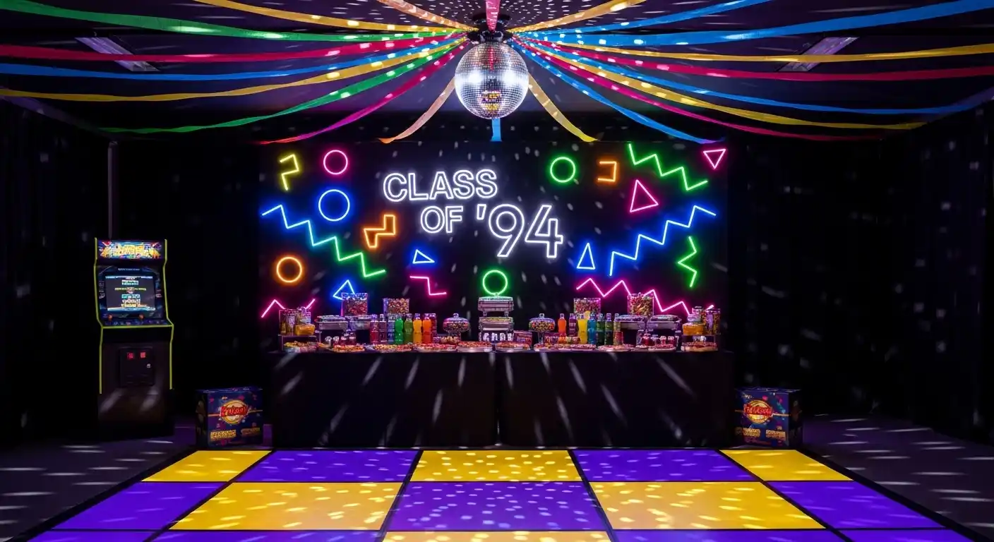 90s Graduation Party Decor That Brings Nostalgia 1 90s Graduation Party Ideas