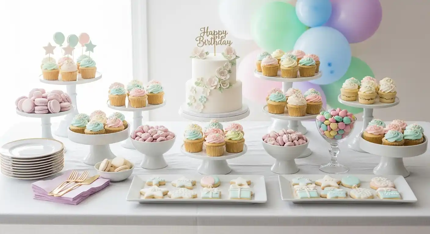 21 Delicious Birthday Party Desserts to Try 1 Birthday Party Desserts Ideas
