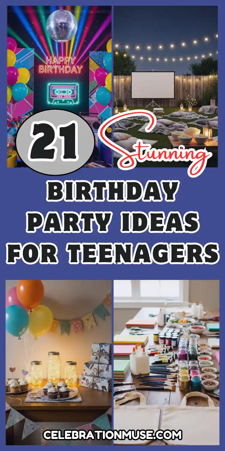 21 Creative Birthday Party Ideas for Teenagers at Home 2 Birthday Party Ideas for Teenagers