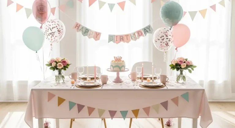 Birthday Party Table Decorations Ideas