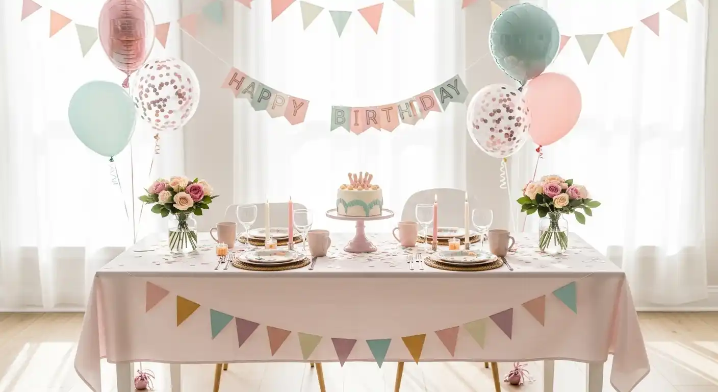 Birthday Party Table Decorations Ideas