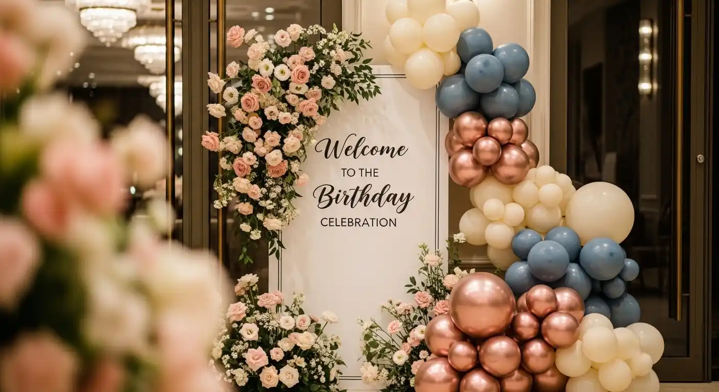Birthday Party Welcome Board Ideas
