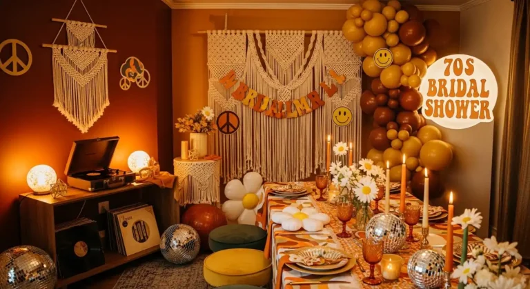 Bridal Shower 70s Theme: 17 Stylish Ideas 5 Bridal Shower 70s Theme Ideas