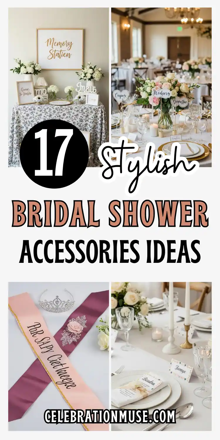 Bridal Shower Accessories Ideas for Every Theme 2 Bridal Shower Accessories