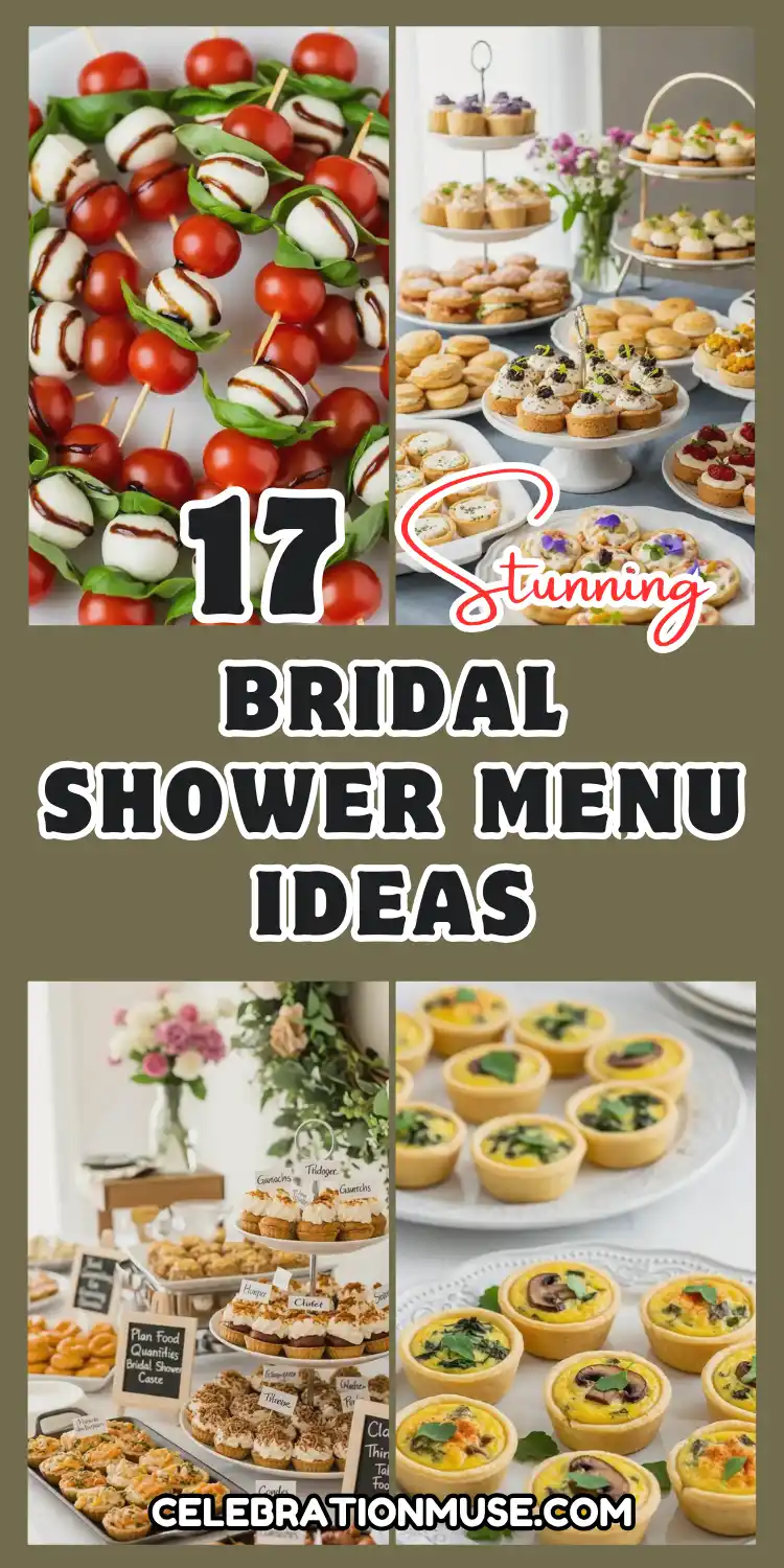 17 Easy Bridal Shower Menu Ideas to Try 2 Bridal Shower Menu Ideas