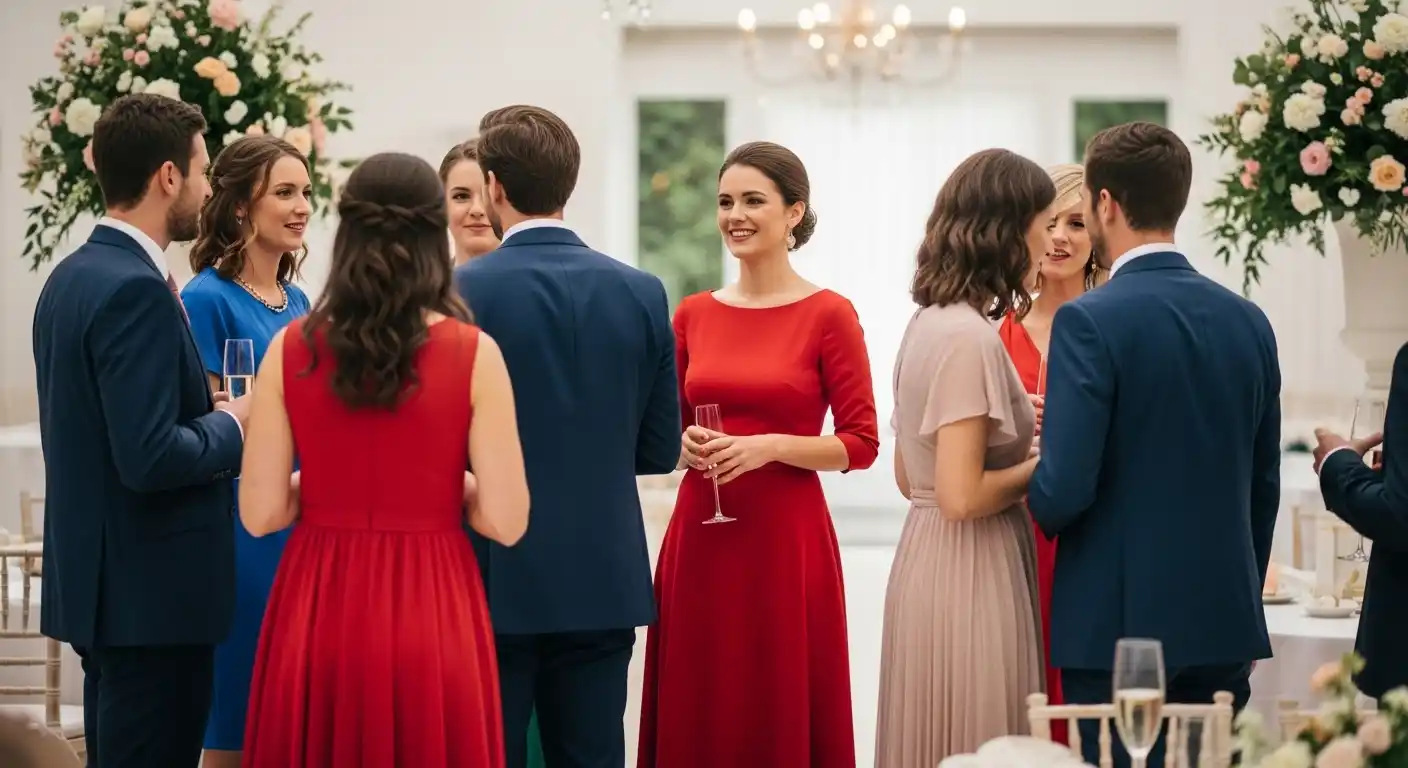 Can You Wear Red to a Wedding? The Ultimate Etiquette Guide 1 Can You Wear Red to a Wedding