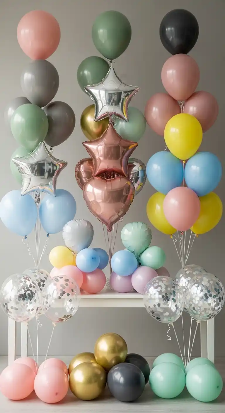 21 Stunning Birthday Party Balloon Decorations on a Budget 4 Choosing the Perfect Balloon Decorations