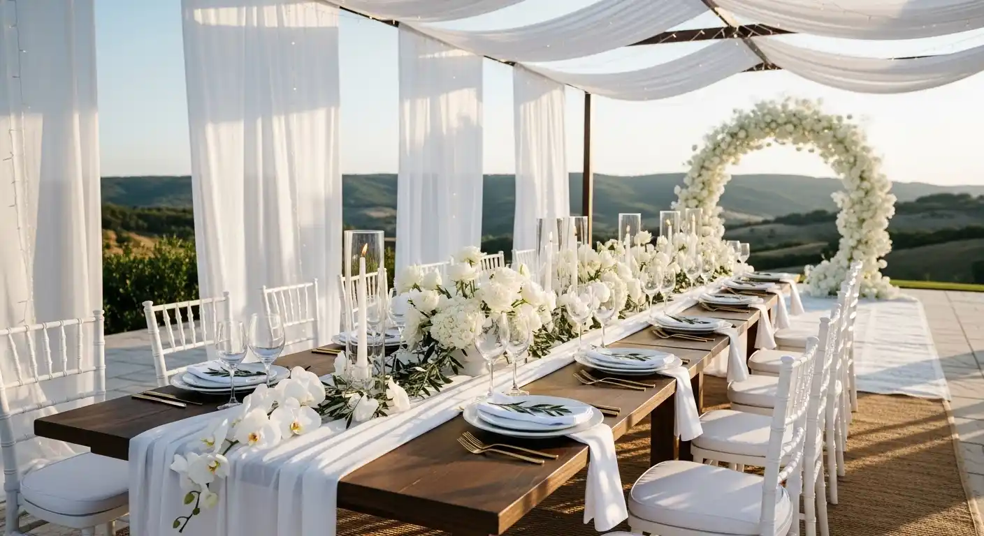 17 Classic White Wedding Ideas You’ll Always Love 1 Classic White Wedding Ideas