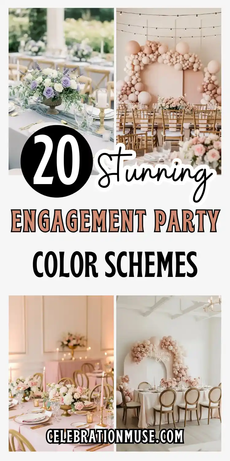 20 Stunning Engagement Party Color Schemes 2 Engagement Party Color Schemes