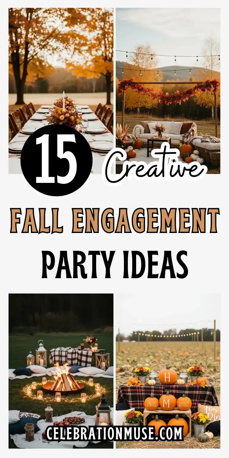 15 Creative Fall Engagement Party Ideas to Try 2 Fall Engagement Party