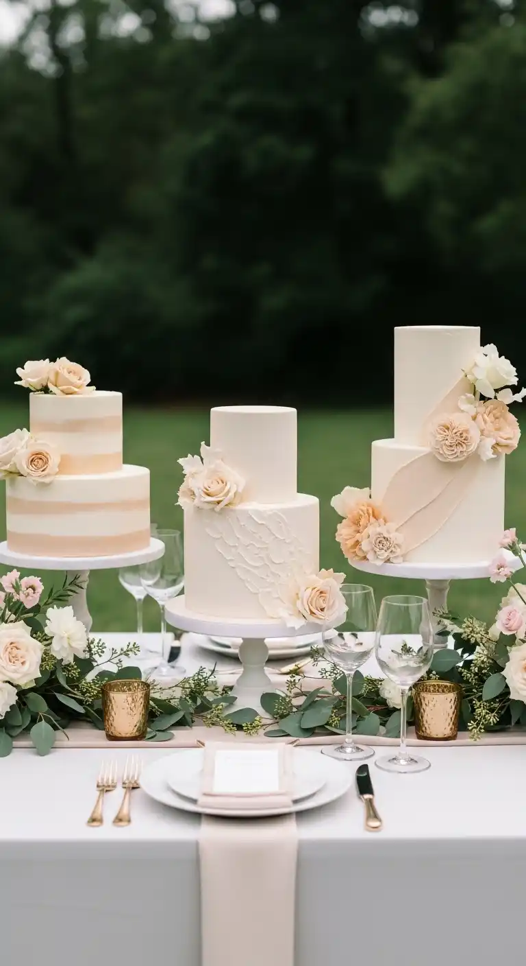 17 Neutral Wedding Cake Designs for a Timeless Look 2 Finding Your Neutral Wedding Cake Style