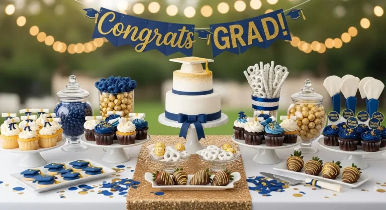 15 Graduation Party Dessert Table Ideas You’ll Love 8 Graduation Party Dessert Table Ideas