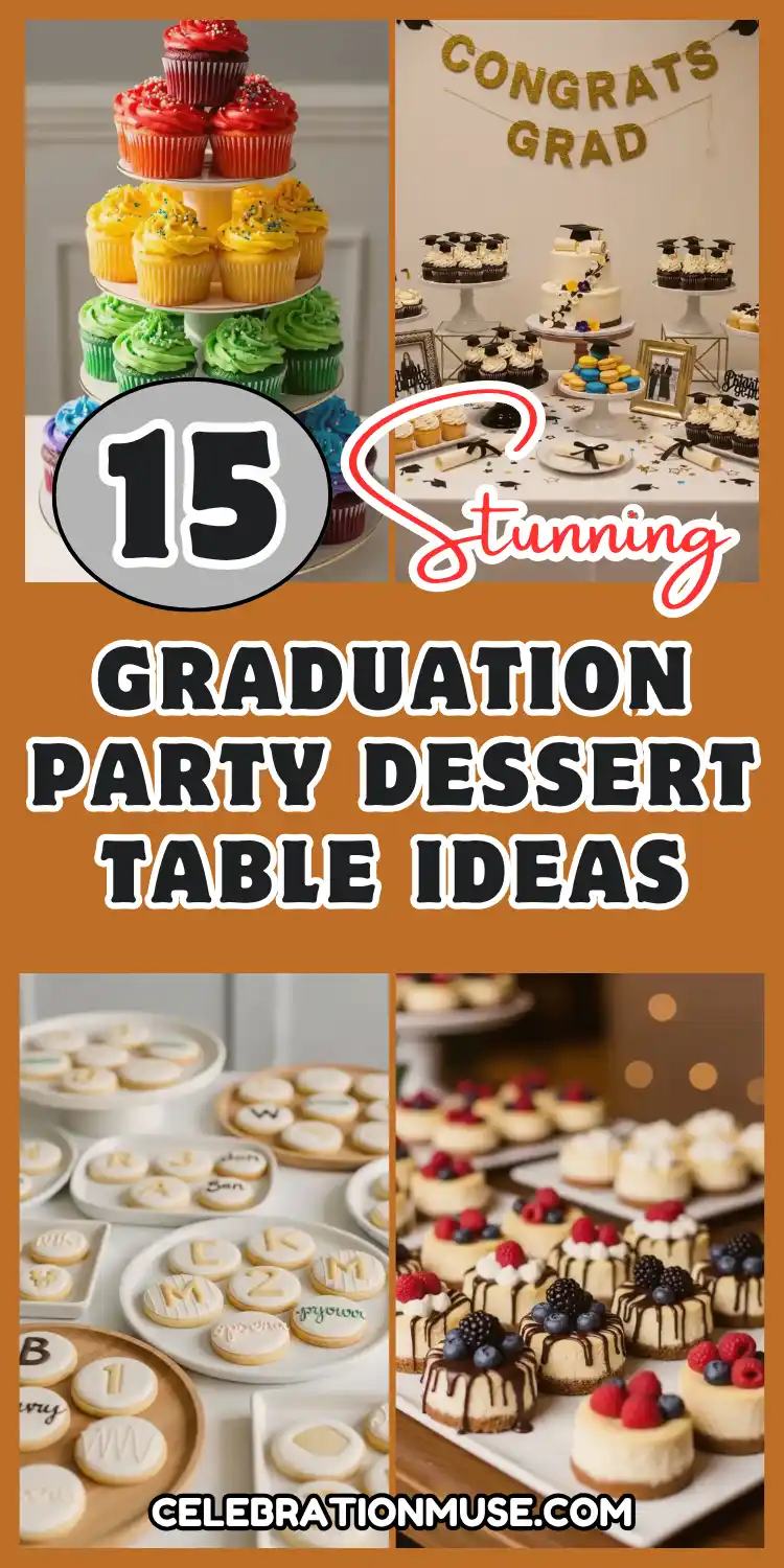 15 Graduation Party Dessert Table Ideas You’ll Love 2 Graduation Party Dessert Table