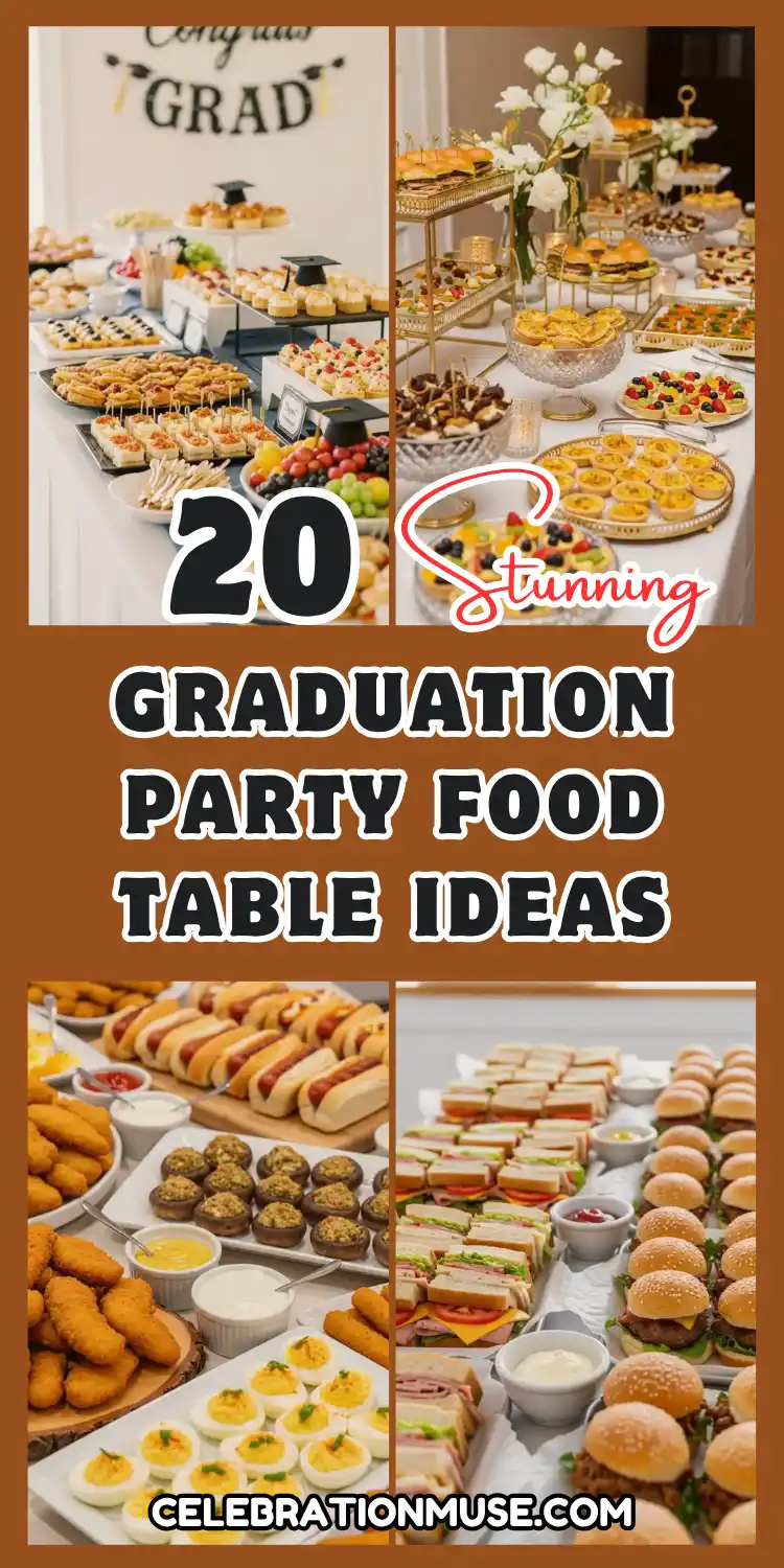20 Stunning Graduation Party Food Table Looks 2 Graduation Party Food Table