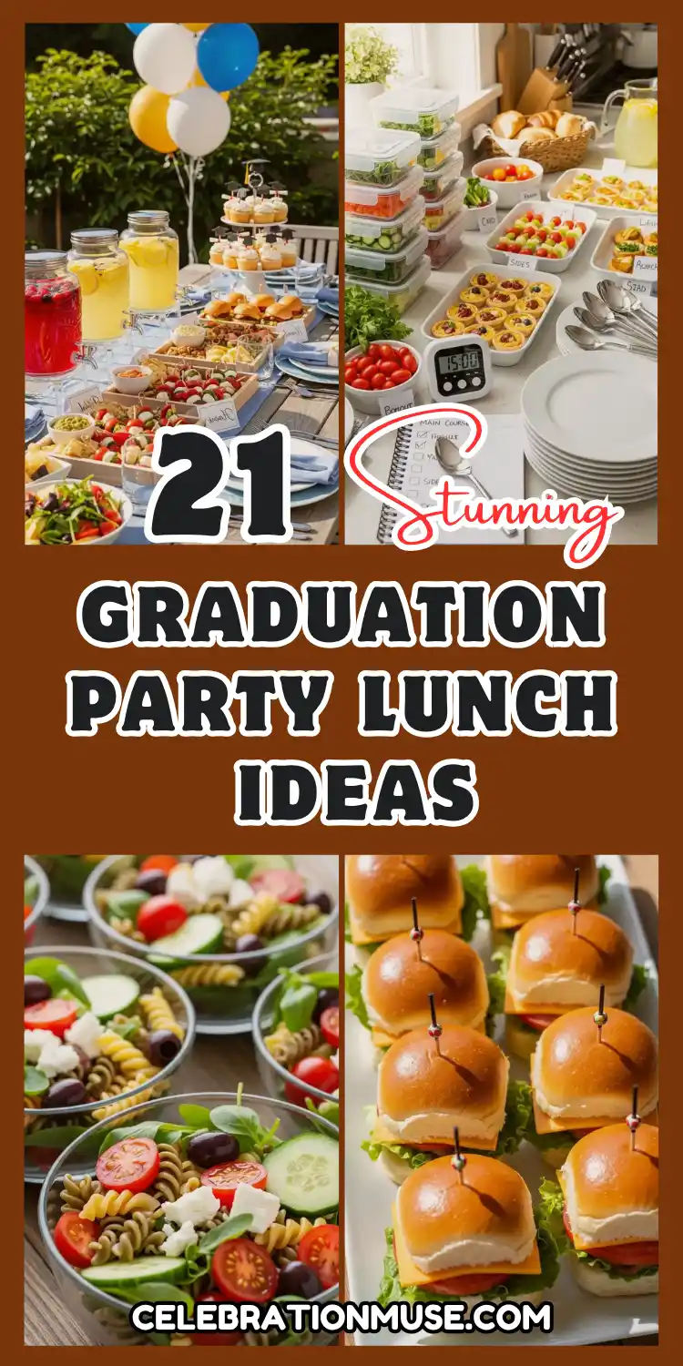 21 Graduation Party Lunch Ideas That Wow Your Crowd 2 Graduation Party Lunch