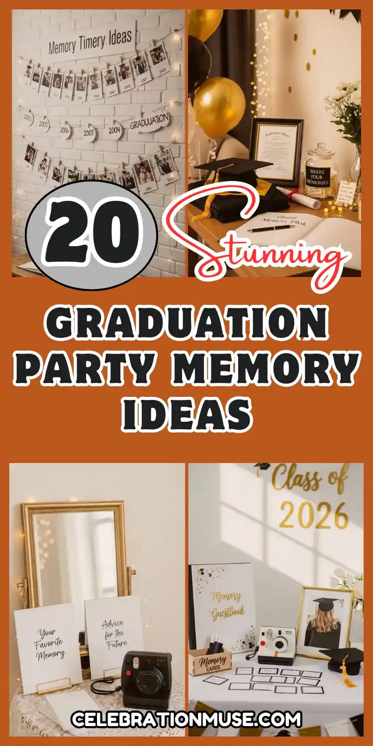 20 Graduation Party Memory Ideas You’ll Treasure 2 Graduation Party Memory