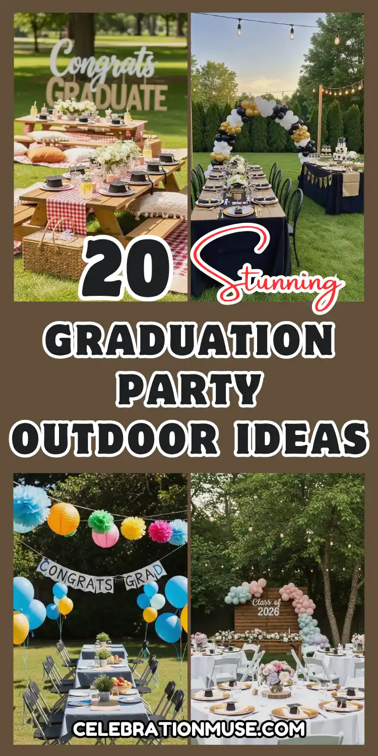 Graduation Party Outdoors: 20 Creative Ideas 2 Graduation Party Outdoors