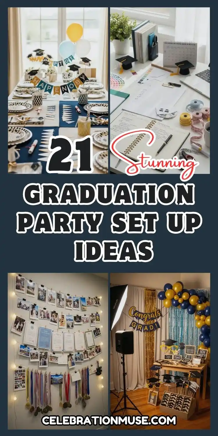 21 Graduation Party Set Up Ideas That Are Fun and Stylish 2 Graduation Party Set Up