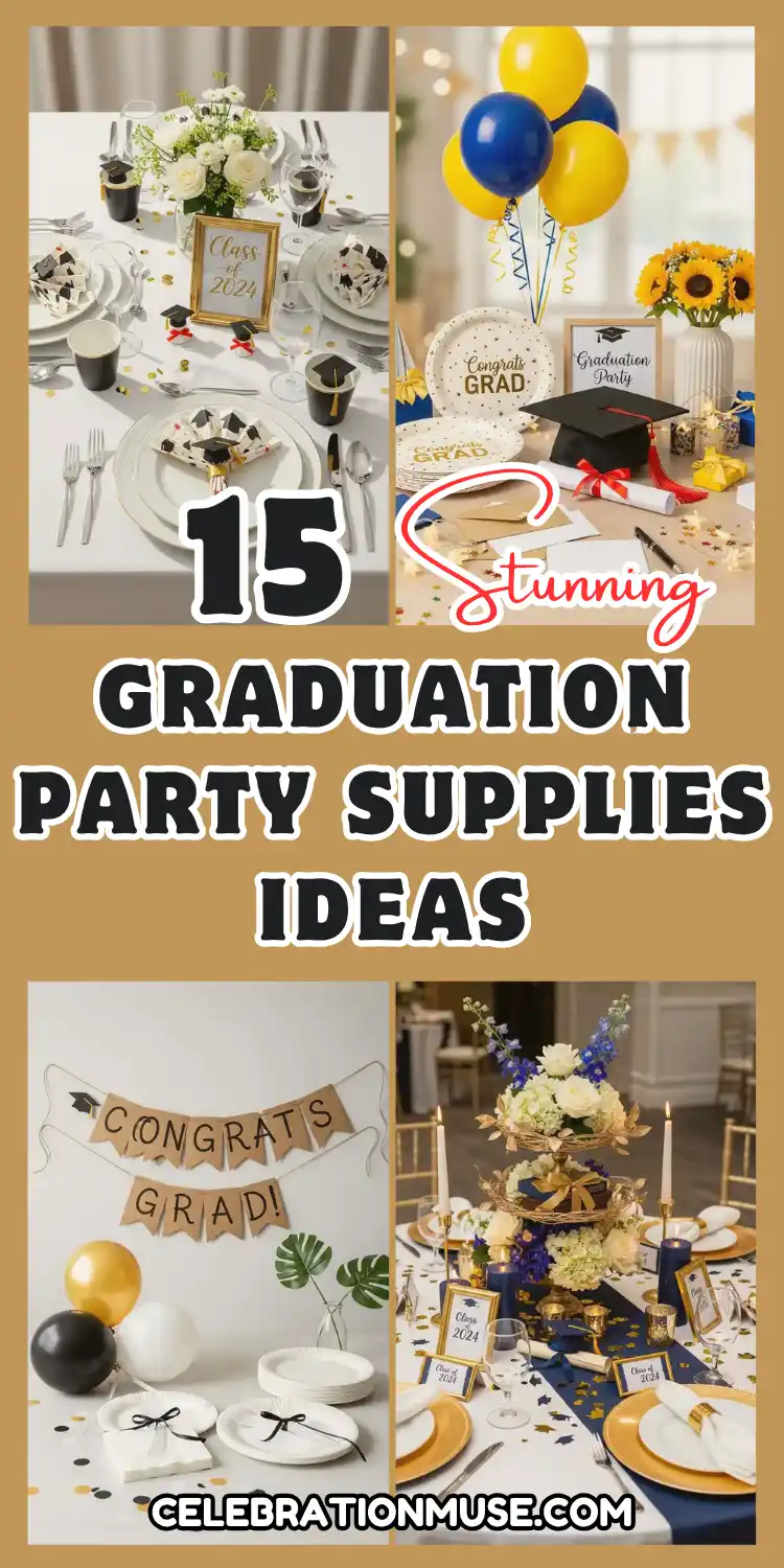 15 Graduation Party Supplies That Make Celebration Easy 2 Graduation Party Supplies