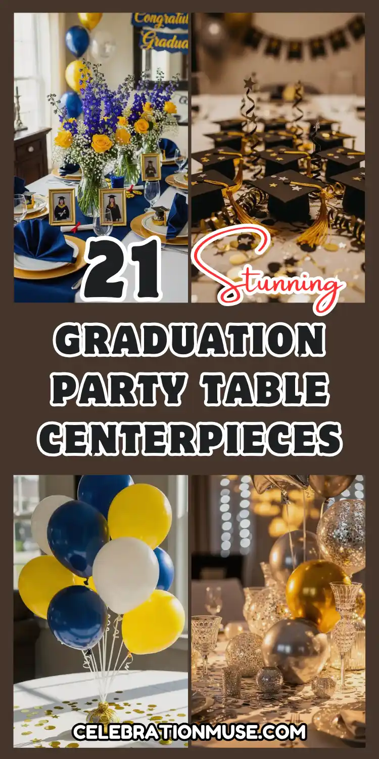 21 Stylish Graduation Party Table Centerpieces 2 Graduation Party Table Centerpieces