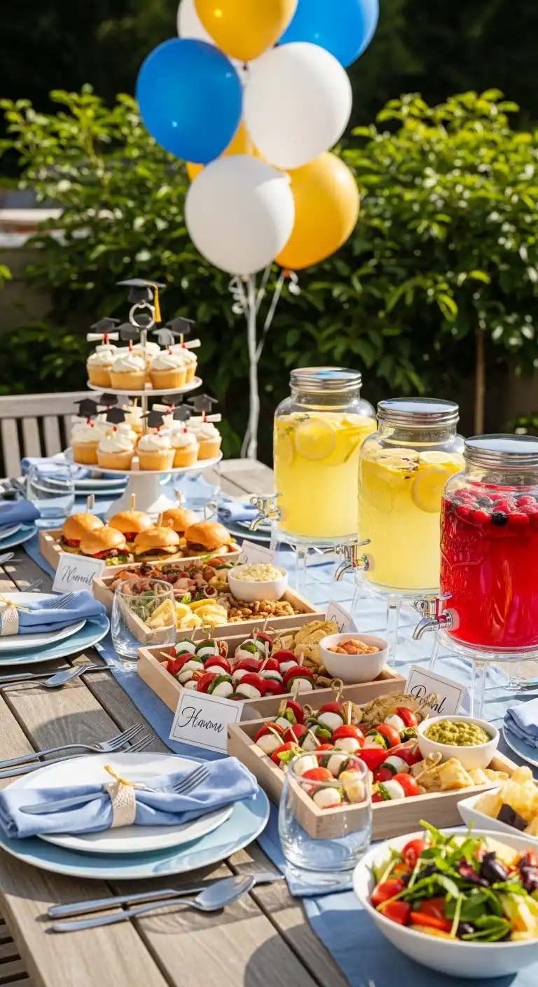 21 Graduation Party Lunch Ideas That Wow Your Crowd 3 Host the Ideal Graduation Lunch