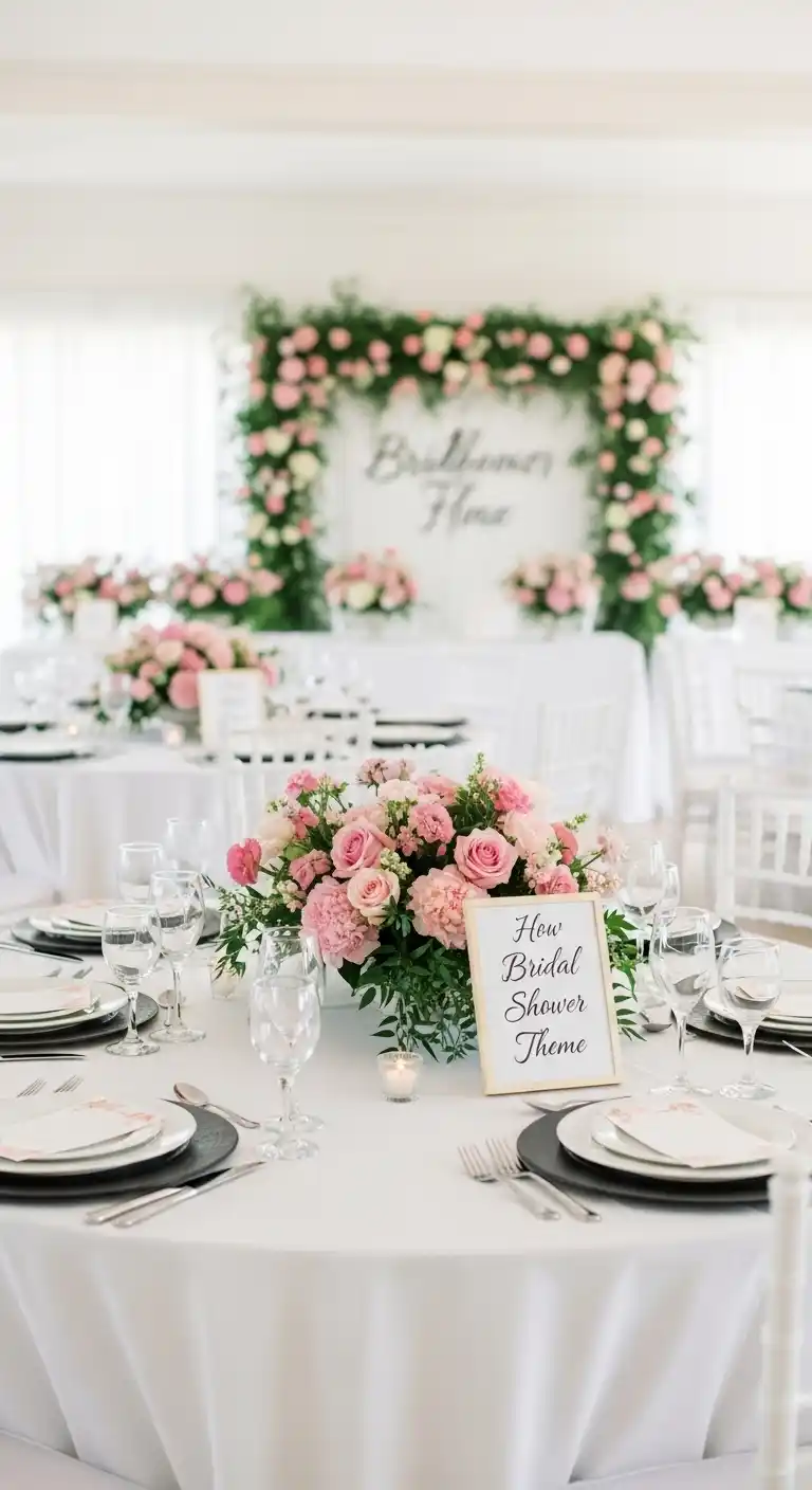 Charming Bridal Shower Floral Theme Ideas for Any Style 4 How Floral Themes Enhance Bridal Shower Styling Without Overcomplication