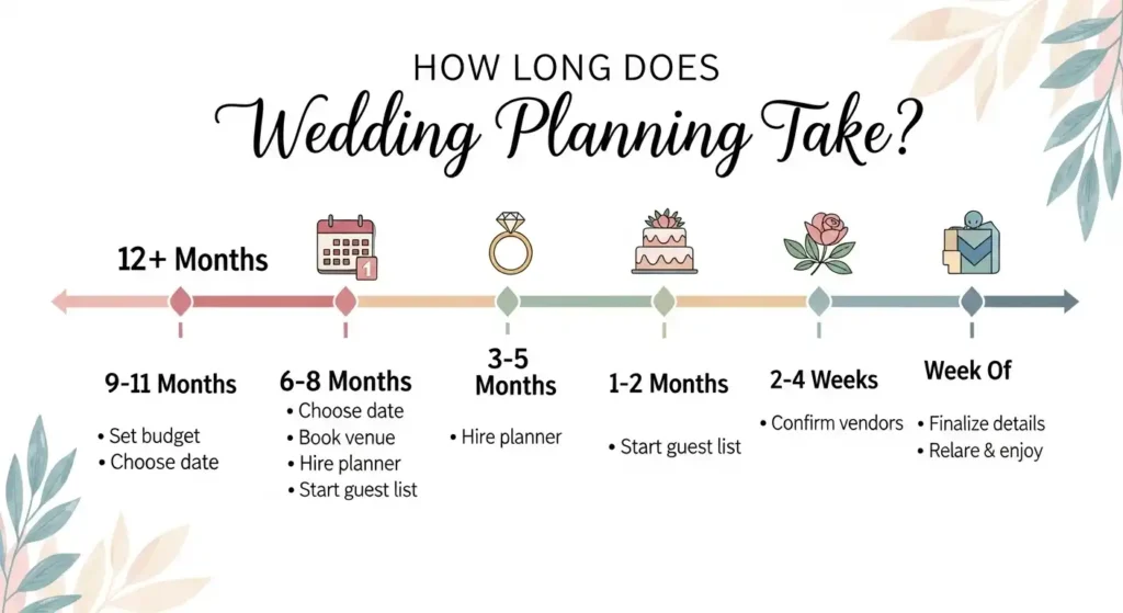How Long Does Wedding Planning Take: Timelines, Milestones, and Realistic Expectations 3 How Long Does Wedding Planning Take 1