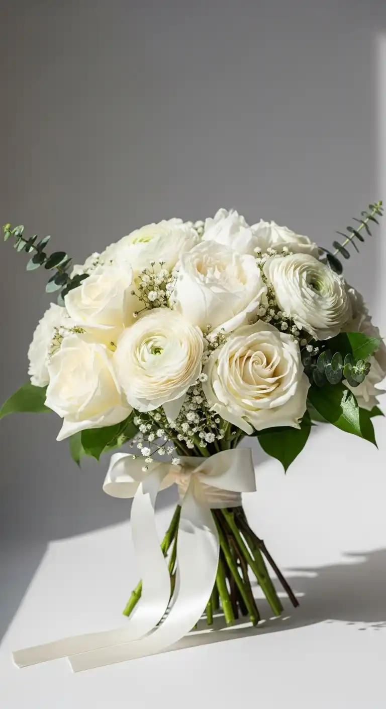 17 Gorgeous White Wedding Bouquets to Inspire 4 How Texture Elevates White Wedding Bouquets