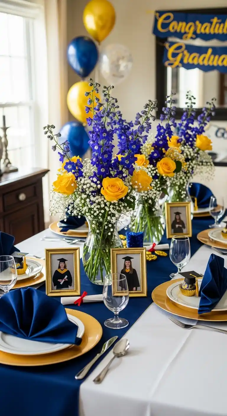 21 Stylish Graduation Party Table Centerpieces 4 Perfect Graduation Table Centerpieces