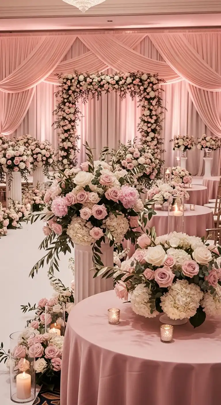 20 Pink Wedding Ceremony Ideas That Feel Elegant and Timeless 2 Pink Wedding Ideas That Never Go Out of Style