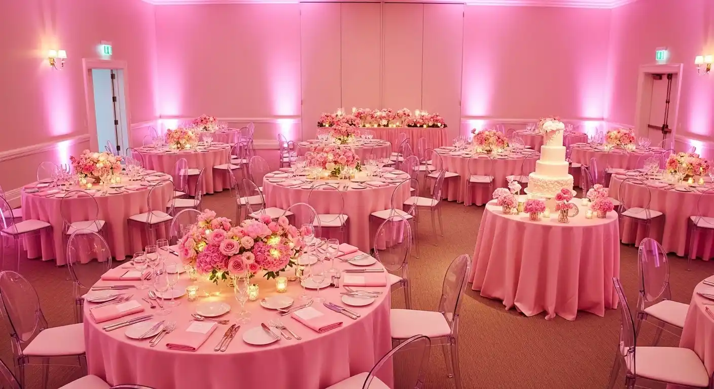Every Bride Needs These 20 Pink Wedding Reception Ideas 1 Pink Wedding Reception Ideas