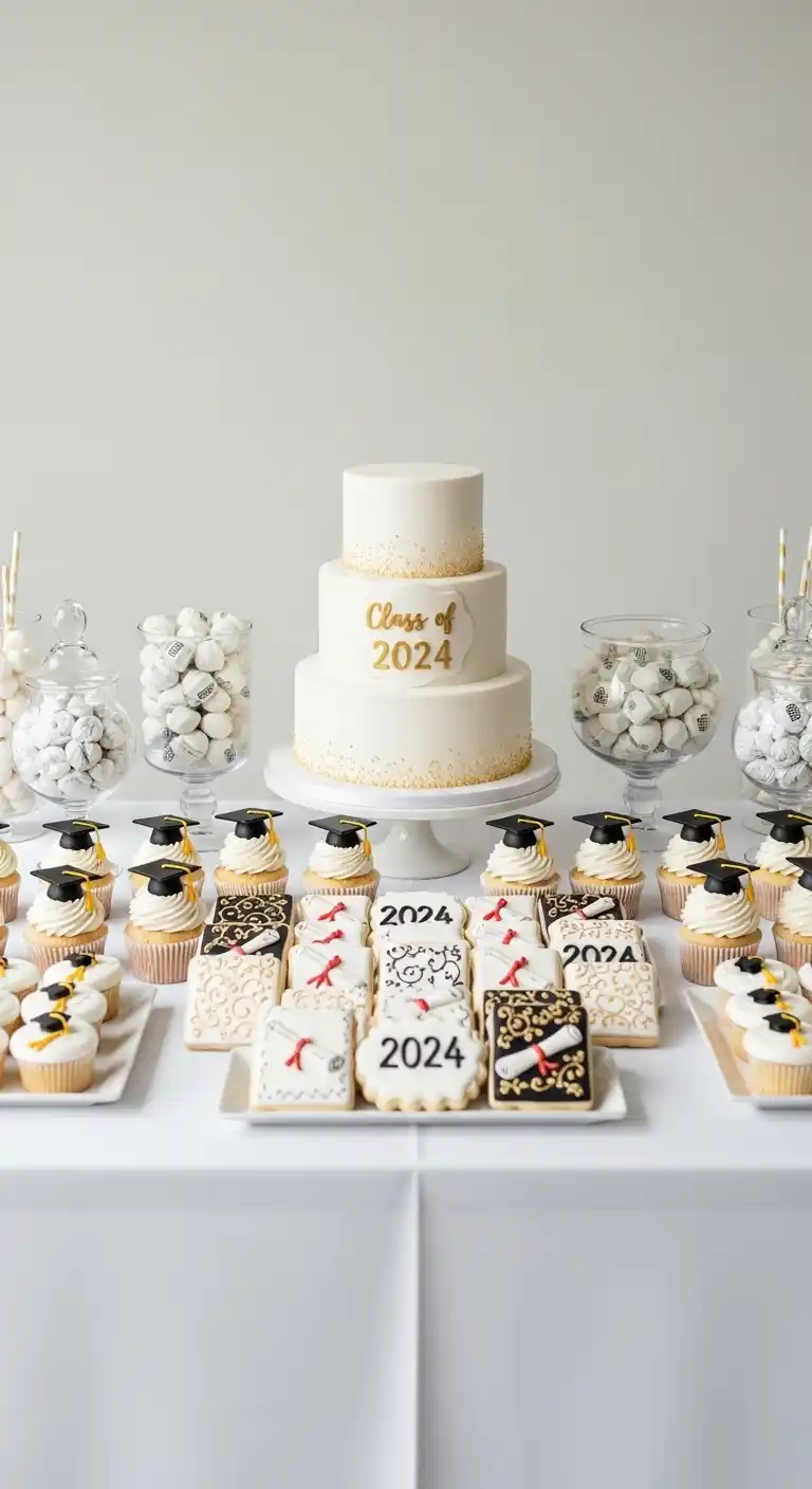 15 Graduation Party Dessert Table Ideas You’ll Love 3 Planning a Graduation Dessert Table