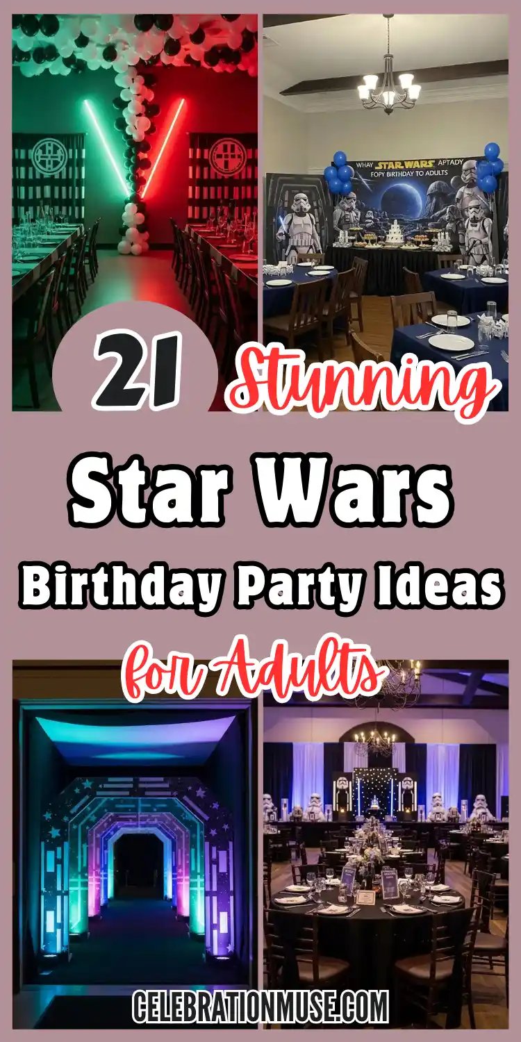 21 Star Wars Birthday Party Ideas for Adults That Wow 2 Star Wars Birthday Party