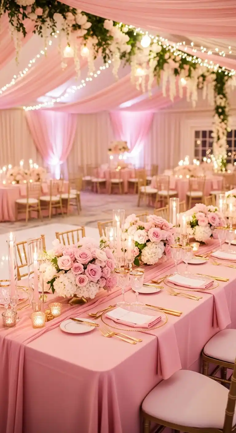 Every Bride Needs These 20 Pink Wedding Reception Ideas 2 The Charm of Pink Weddings