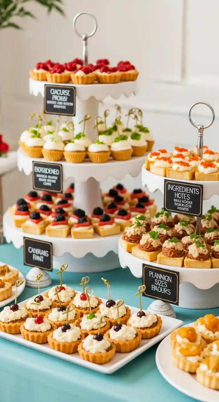 Bridal Shower Appetizers: 17 Easy & Elegant Ideas 4 Tips for Preparing and Presenting Appetizers