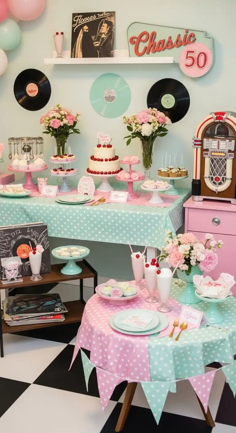 Easy Ways to Style a Bridal Shower 50s Theme 3 Why Choose a Bridal Shower 50s Theme?