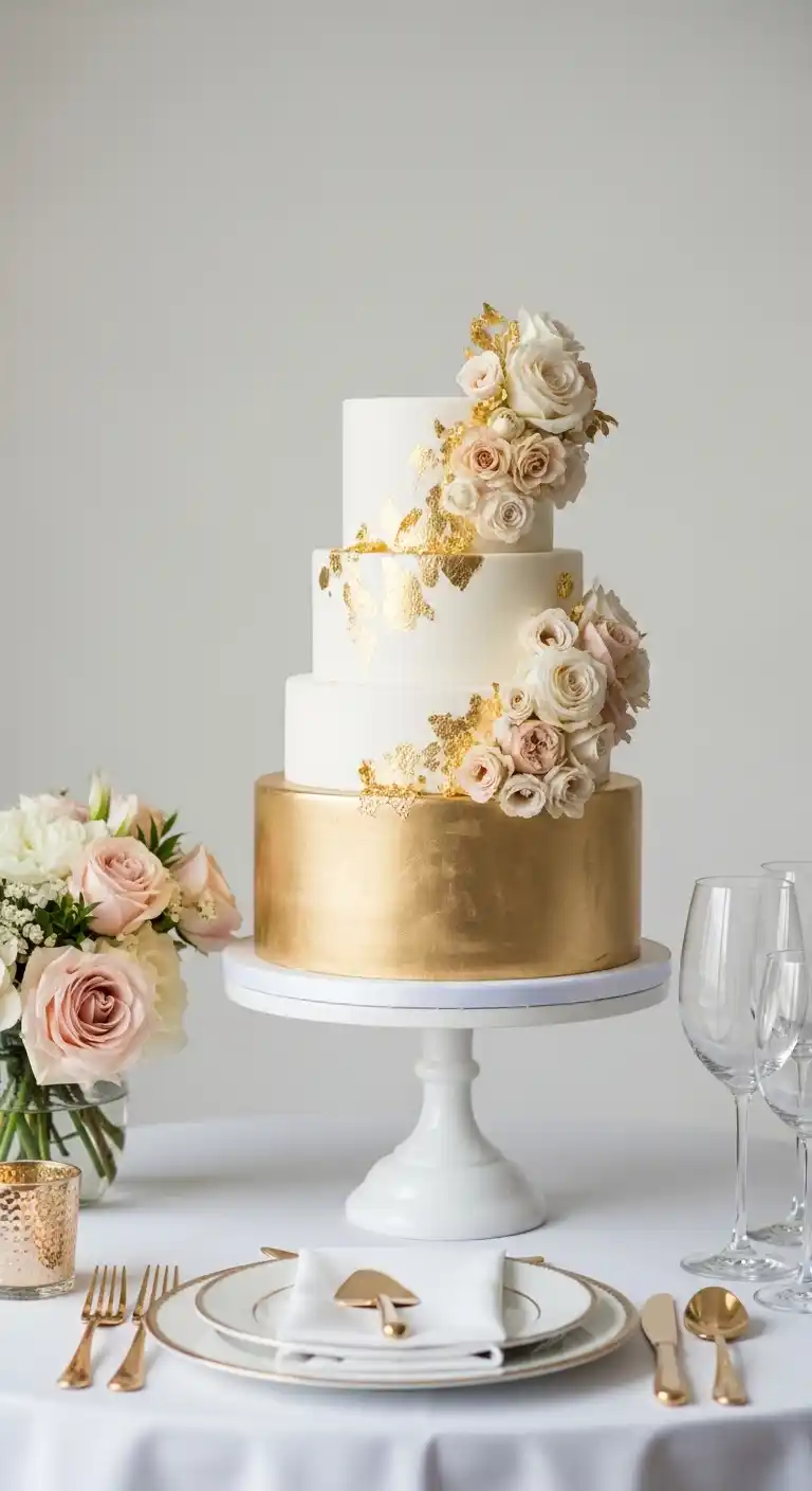 Shimmer & Shine: 19 Gold Wedding Cake Ideas for a Magical Day 2 Why Choose a Gold Wedding Cake?