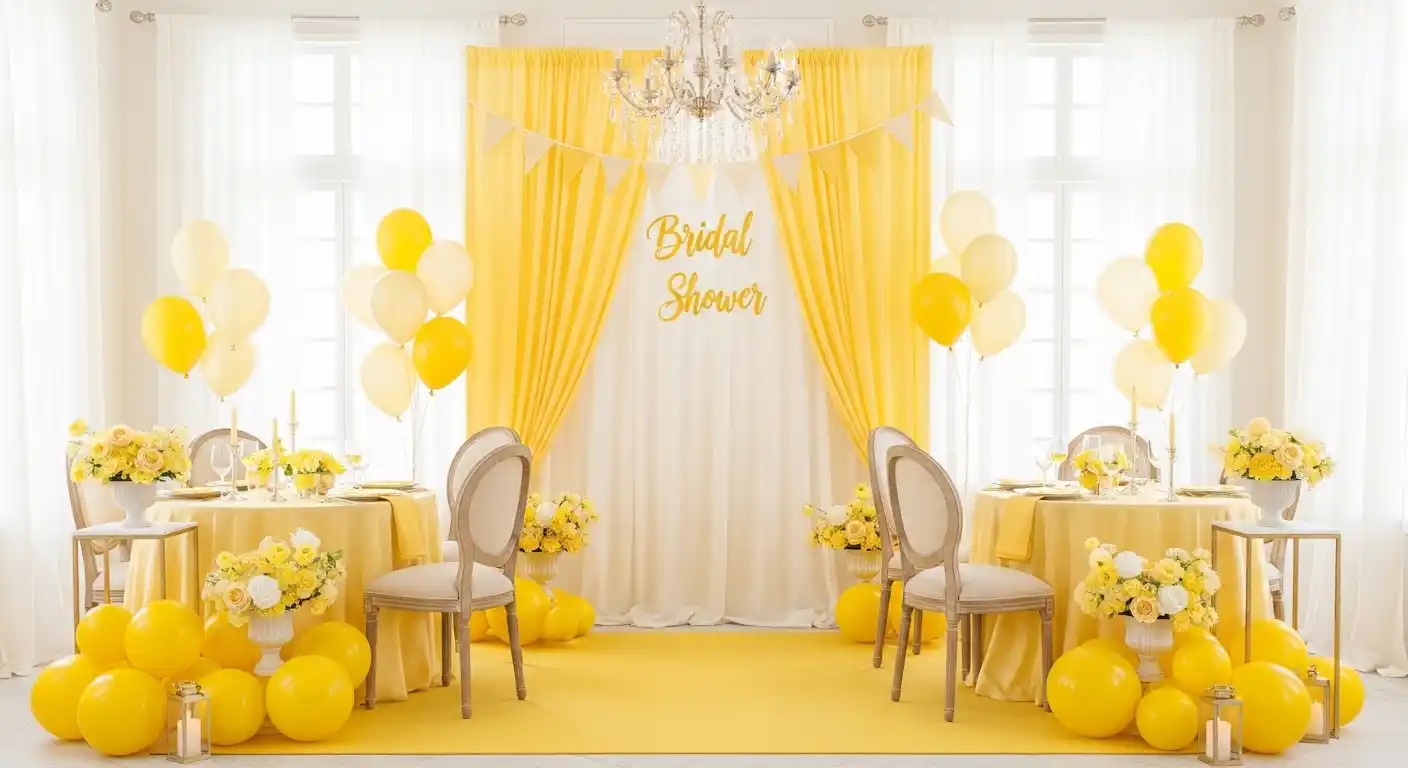 Yellow Bridal Shower Ideas