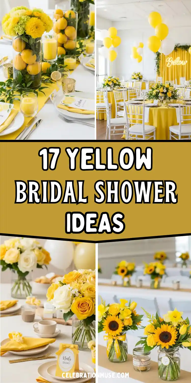 17 Stylish Yellow Bridal Shower Inspiration 2 Yellow Bridal Shower