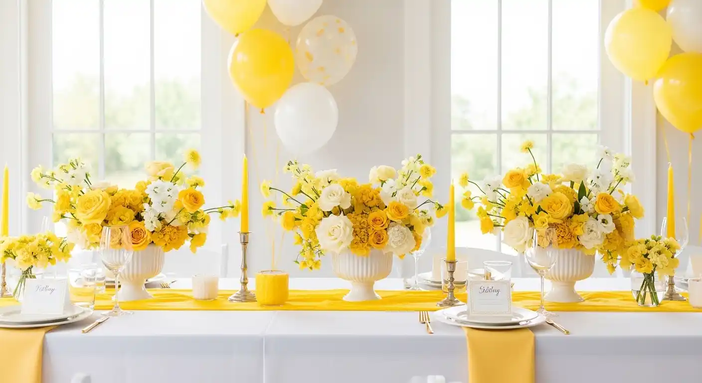 Yellow Bridal Shower Ideas