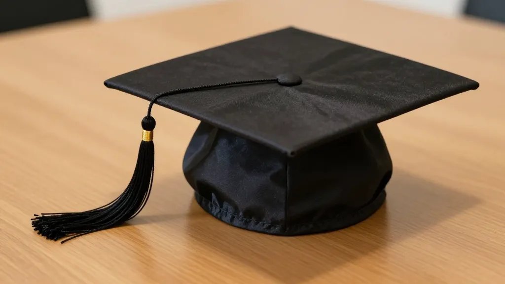 How Do You Prepare for a Graduation Party? Quick Wins 2 Closeup of a single graduation cap with tassel on a wooden table