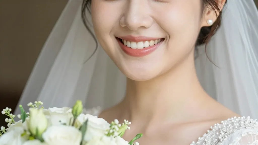 What Do You Do at a Bridal Shower? Secrets to Shine 2 closeup portrait of a bride-to-be smiling, bouquet softly blurred in background