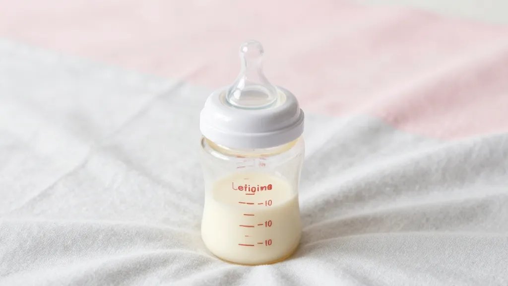 How Much to Spend on Baby Shower Gift 2 Closeup of a single baby bottle on a pastel blanket