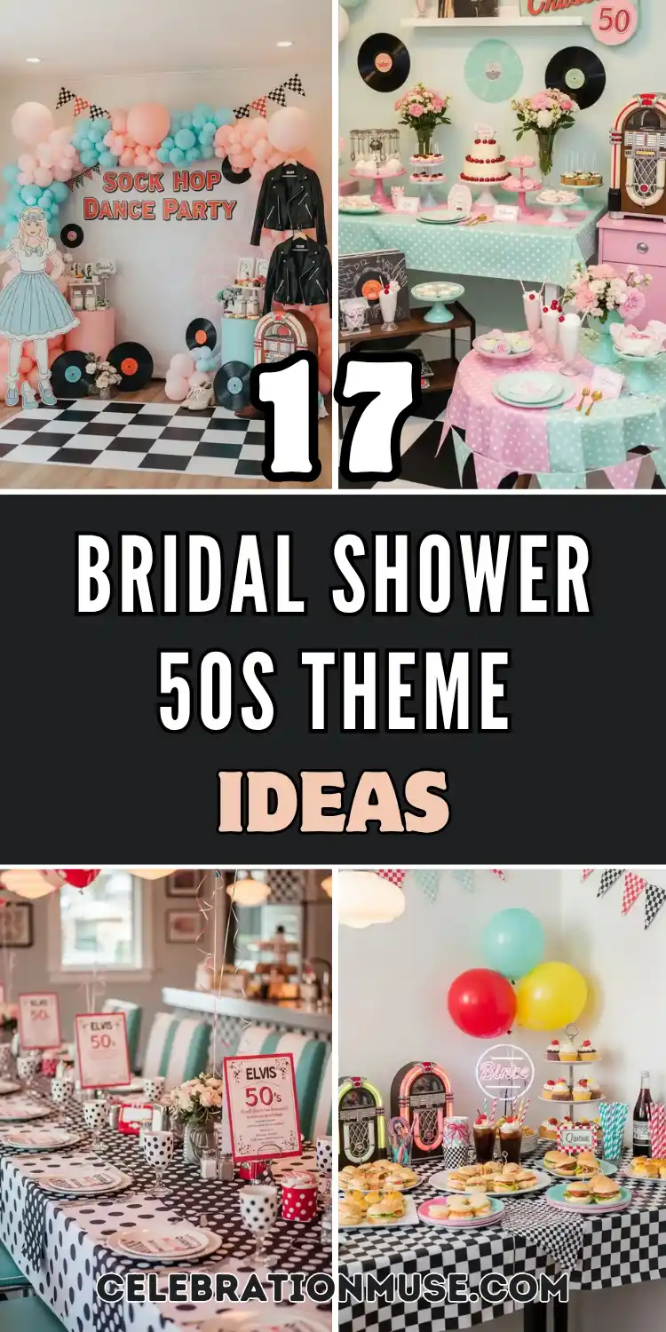 Easy Ways to Style a Bridal Shower 50s Theme 2 Bridal Shower 50s Theme