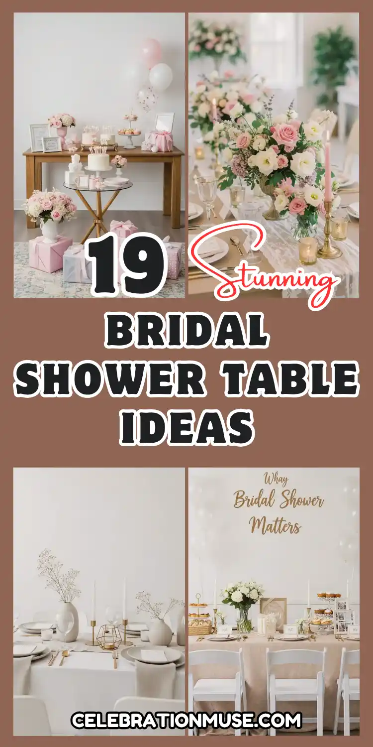 19 Beautiful Bridal Shower Table Looks 2 Bridal Shower Table