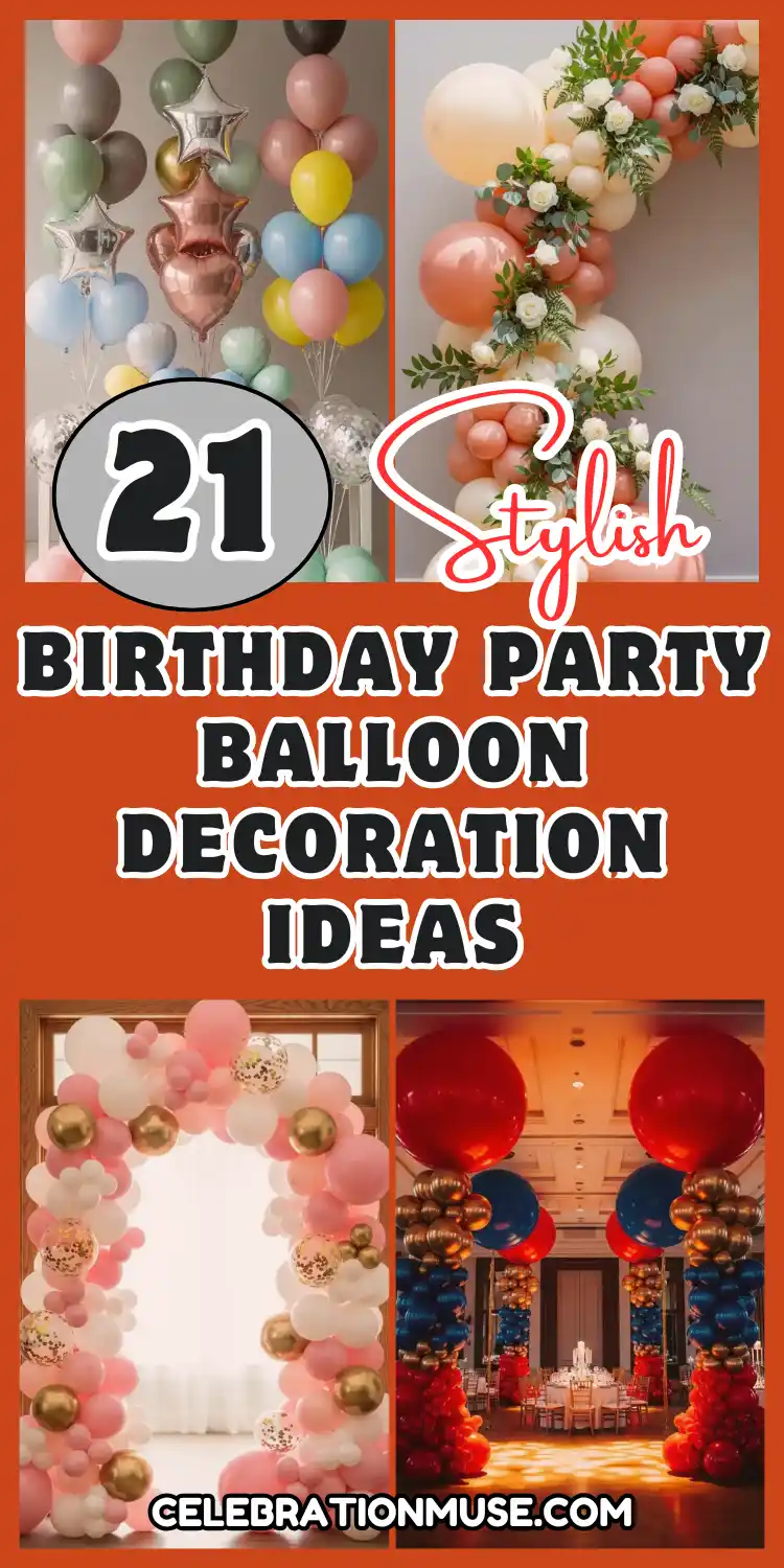 21 Stunning Birthday Party Balloon Decorations on a Budget 2 Birthday Party Balloon Decoration