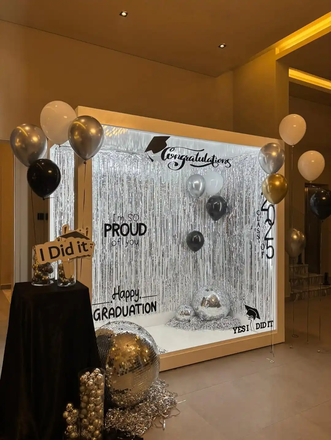 College Graduation Party Ideas: 23 Fun Ways to Celebrate 8 DIY Photo Booth with Personalized Props