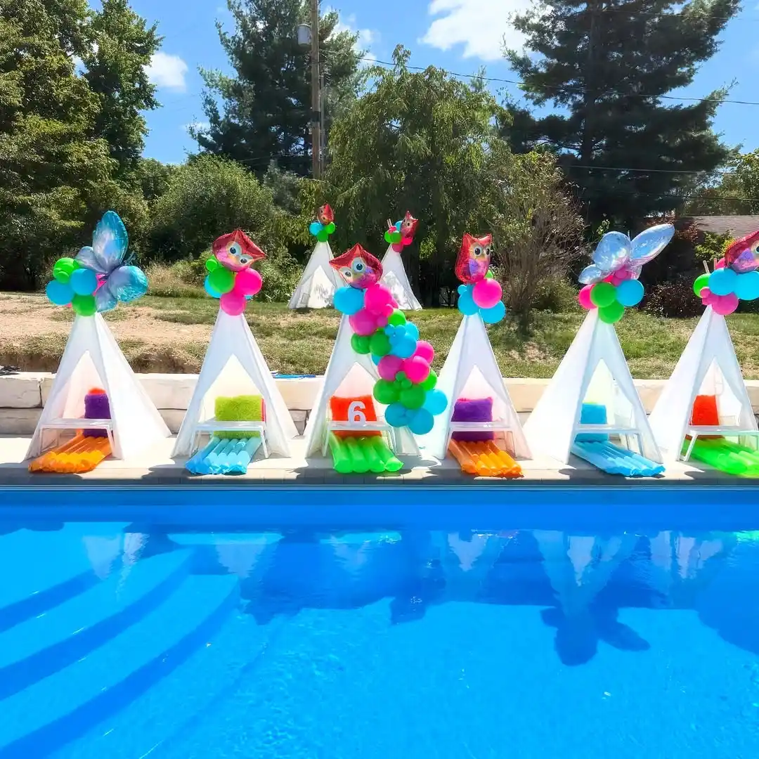 Sweet 16 Birthday Party Ideas: 13 Fun Themes to Try 4 Pool Party with cabana vibes